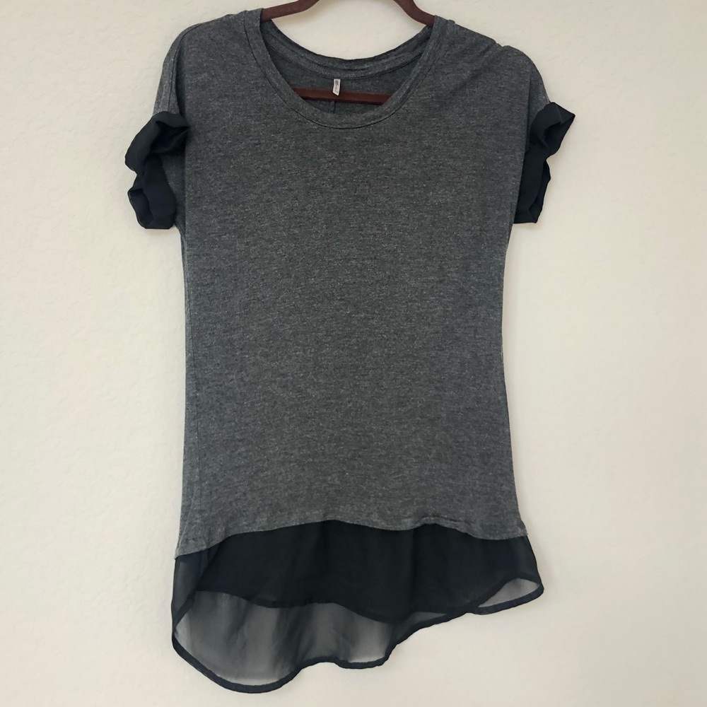 Asymmetrical shirt